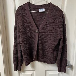 Old Navy Women's Dark Brown Cardigan